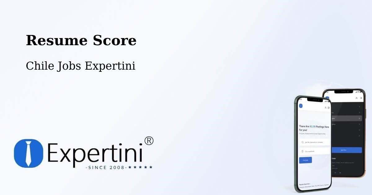 Resume Score & Job Description Match Tool – Mulchén - Chile Jobs Expertini